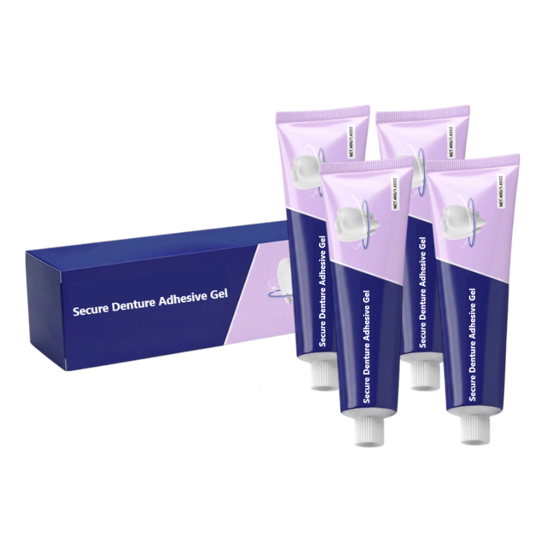 4x Comfortable Denture Gel