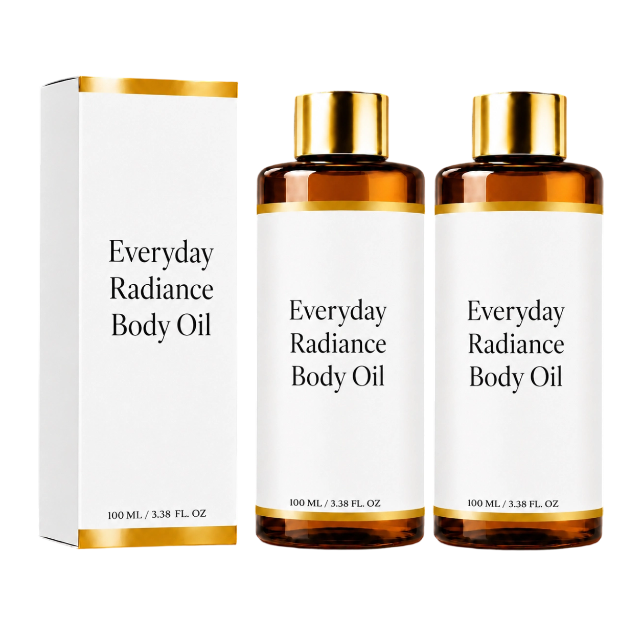 2x Lightweight Daily Body Oil