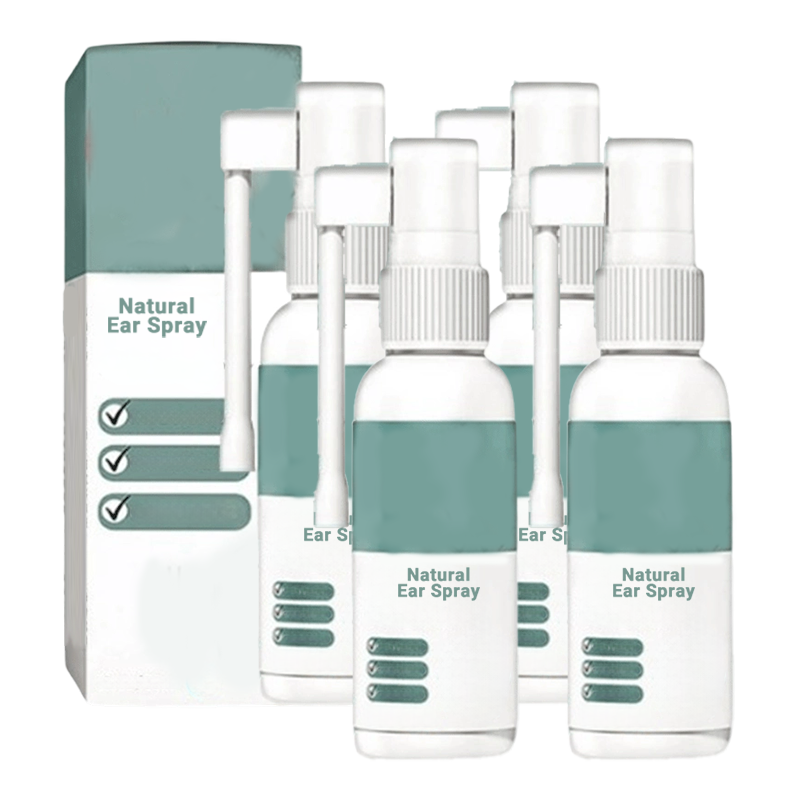 4x Natural Ear Spray